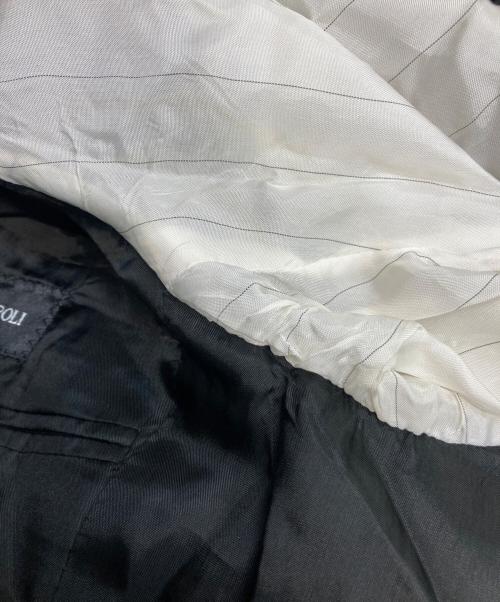 EMPORIO ARMANI（エンポリオ アルマーニ）EMPORIO ARMANI (エンポリオ アルマーニ) ウールテーラードジャケット ブラック サイズ:48の古着・服飾アイテム