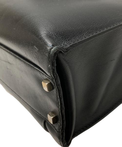 Salvatore Ferragamo（サルヴァトーレ フェラガモ）Salvatore Ferragamo (サルヴァトーレ フェラガモ) レザー2WAYブリーフケース ブラックの古着・服飾アイテム