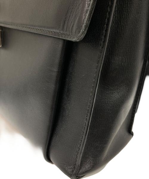 Salvatore Ferragamo（サルヴァトーレ フェラガモ）Salvatore Ferragamo (サルヴァトーレ フェラガモ) レザー2WAYブリーフケース ブラックの古着・服飾アイテム