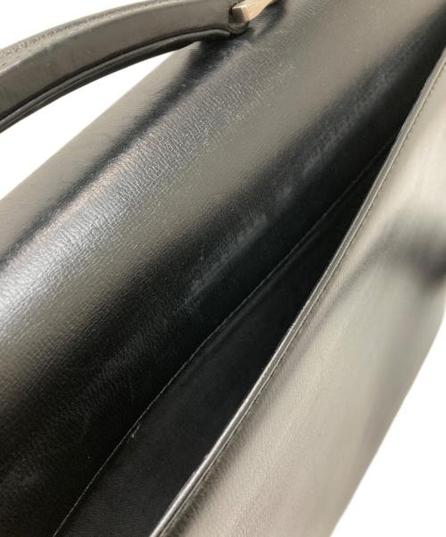 Salvatore Ferragamo（サルヴァトーレ フェラガモ）Salvatore Ferragamo (サルヴァトーレ フェラガモ) レザー2WAYブリーフケース ブラックの古着・服飾アイテム