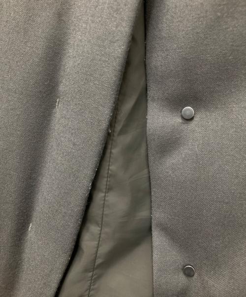 23区（ニジュウサンク）23区 (ニジュウサンク) ノーカラーダウンジャケット グレー サイズ:36の古着・服飾アイテム