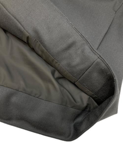 23区（ニジュウサンク）23区 (ニジュウサンク) ノーカラーダウンジャケット グレー サイズ:36の古着・服飾アイテム