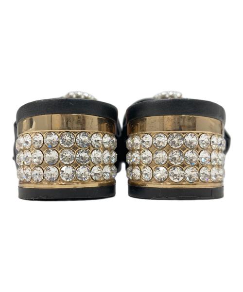 GUCCI（グッチ）GUCCI (グッチ) ビジューパンプス ブラック サイズ:35の古着・服飾アイテム