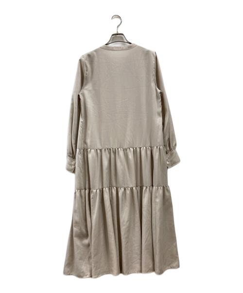 CADUNE（カデュネ）CADUNE (カデュネ) ブラウスワンピース ベージュ サイズ:36 未使用品の古着・服飾アイテム