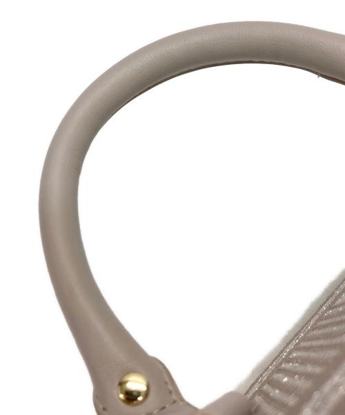 HER LIP TO（ハーリップトゥ）HER LIP TO (ハーリップトゥ) Jacquard Vanity Bag ピンクの古着・服飾アイテム