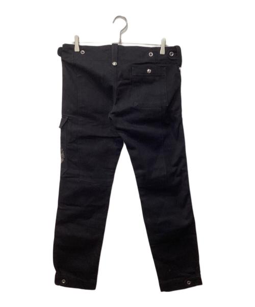 RALPH LAUREN（ラルフローレン）RALPH LAUREN (ラルフローレン) ファイヤーマンフックパンツ ブラック サイズ:7の古着・服飾アイテム