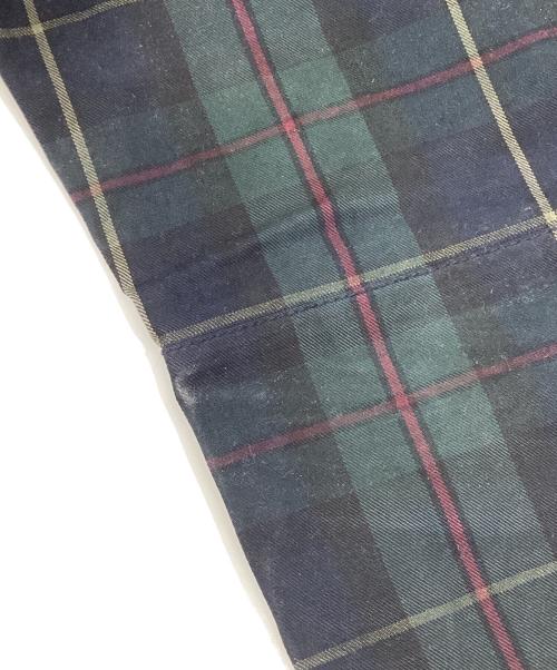 RALPH LAUREN（ラルフローレン）RALPH LAUREN (ラルフローレン) チェックジップパンツ グリーン サイズ:3Fの古着・服飾アイテム