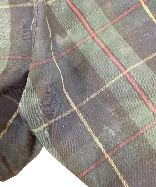 RALPH LAUREN（ラルフローレン）RALPH LAUREN (ラルフローレン) チェックジップパンツ グリーン サイズ:3Fの古着・服飾アイテム