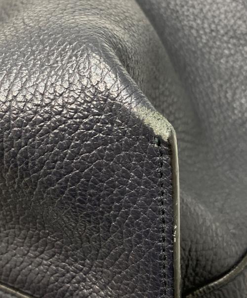 JIL SANDER NAVY（ジルサンダー ネイビー）JIL SANDER NAVY (ジルサンダー ネイビー) レザーハンドバッグ ネイビーの古着・服飾アイテム