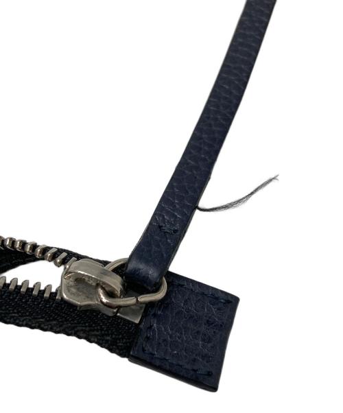 JIL SANDER NAVY（ジルサンダー ネイビー）JIL SANDER NAVY (ジルサンダー ネイビー) レザーハンドバッグ ネイビーの古着・服飾アイテム