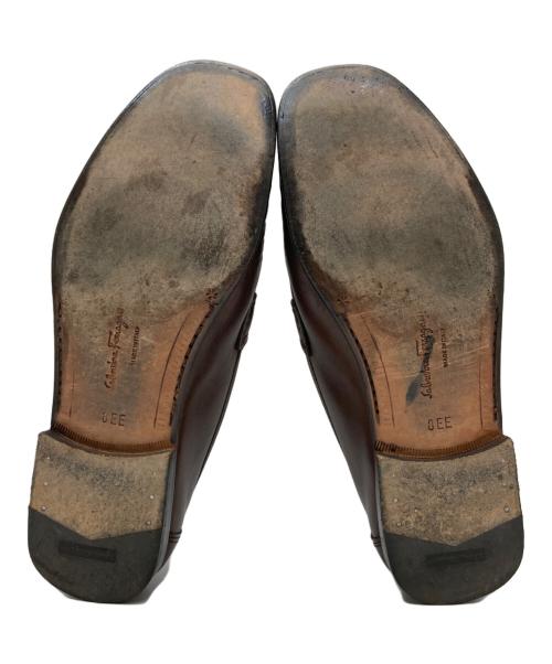 Salvatore Ferragamo（サルヴァトーレ フェラガモ）Salvatore Ferragamo (サルヴァトーレ フェラガモ) ガンチーニローファー ブラウン サイズ:8の古着・服飾アイテム