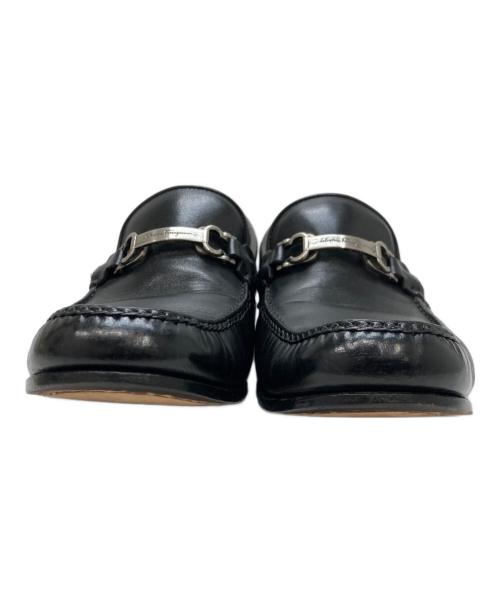 Salvatore Ferragamo（サルヴァトーレ フェラガモ）Salvatore Ferragamo (サルヴァトーレ フェラガモ) ガンチーニローファー ブラック サイズ:8EEの古着・服飾アイテム
