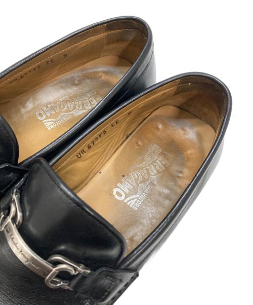 Salvatore Ferragamo（サルヴァトーレ フェラガモ）Salvatore Ferragamo (サルヴァトーレ フェラガモ) ガンチーニローファー ブラック サイズ:8EEの古着・服飾アイテム