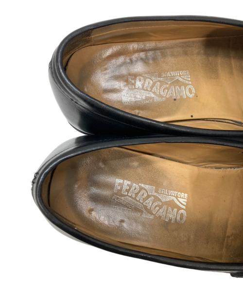 Salvatore Ferragamo（サルヴァトーレ フェラガモ）Salvatore Ferragamo (サルヴァトーレ フェラガモ) ガンチーニローファー ブラック サイズ:8EEの古着・服飾アイテム