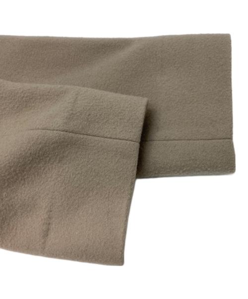 Pal'las Palace（パラスパレス）Pal'las Palace (パラスパレス) フーデッド比翼ロングコート ベージュ サイズ:3の古着・服飾アイテム