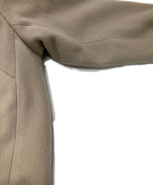 Pal'las Palace（パラスパレス）Pal'las Palace (パラスパレス) フーデッド比翼ロングコート ベージュ サイズ:3の古着・服飾アイテム