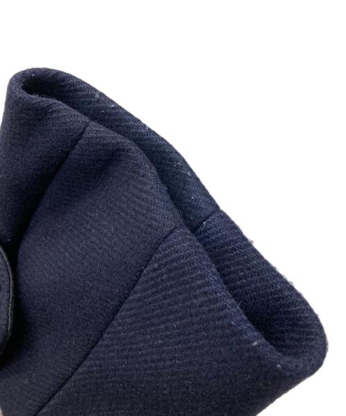 DRESSTERIOR（ドレステリア）DRESSTERIOR (ドレステリア) ウールステンカラーコート ネイビー サイズ:36の古着・服飾アイテム