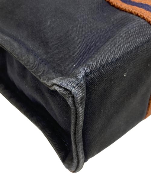 HERMES（エルメス）HERMES (エルメス) ハンドバッグ ブラウン×ネイビーの古着・服飾アイテム