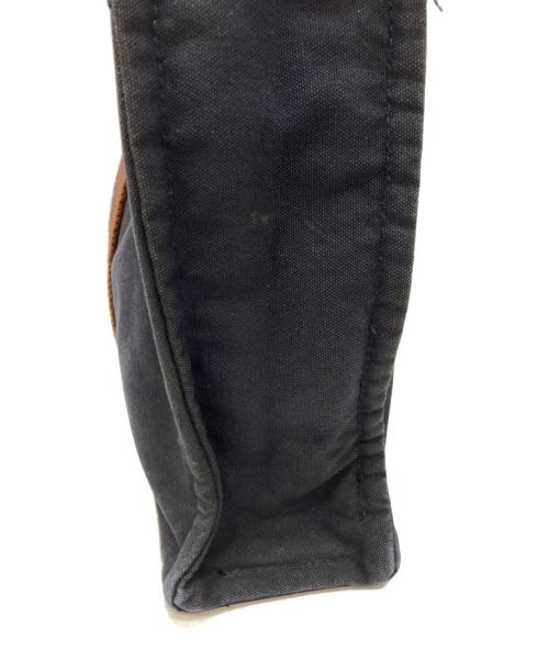 HERMES（エルメス）HERMES (エルメス) ハンドバッグ ブラウン×ネイビーの古着・服飾アイテム