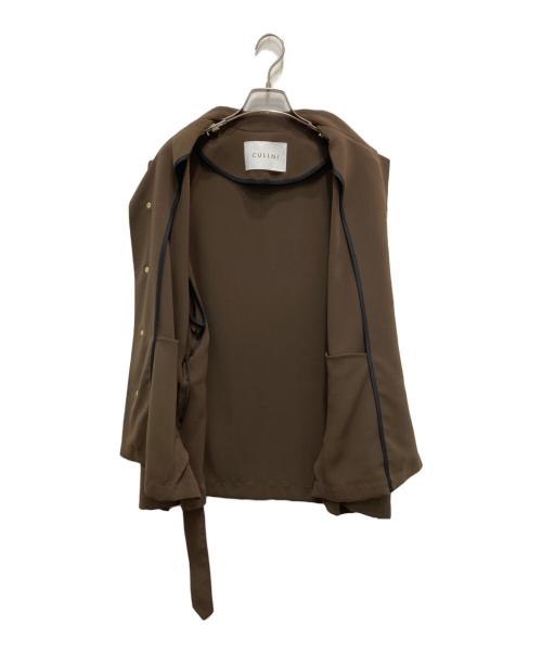 CULLNI（クルニ）CULLNI (クルニ) タイロッケンジャケット ブラウン サイズ:2の古着・服飾アイテム