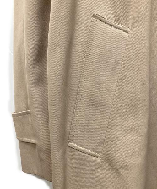 Aquascutum（アクアスキュータム）Aquascutum (アクアスキュータム) 比翼ステンカラーコート ベージュ サイズ:不明（実寸参照）の古着・服飾アイテム