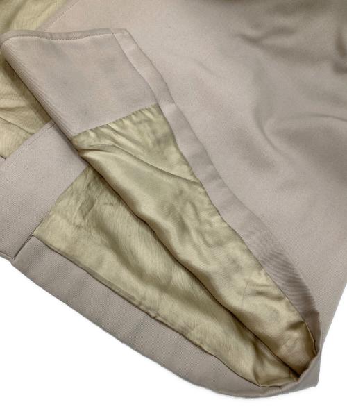 Aquascutum（アクアスキュータム）Aquascutum (アクアスキュータム) 比翼ステンカラーコート ベージュ サイズ:不明（実寸参照）の古着・服飾アイテム