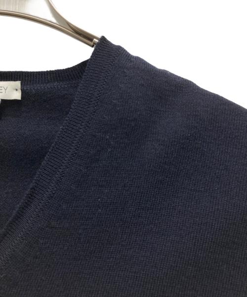 JOHN SMEDLEY（ジョンスメドレー）JOHN SMEDLEY (ジョンスメドレー) Vネックニット ネイビー サイズ:Lの古着・服飾アイテム