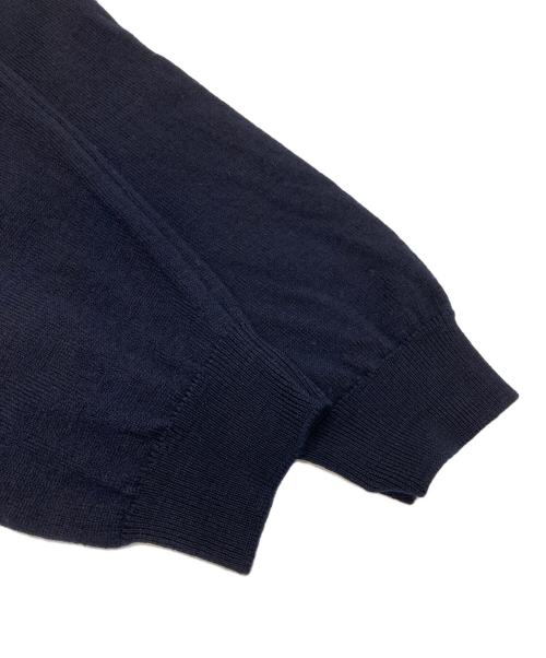 JOHN SMEDLEY（ジョンスメドレー）JOHN SMEDLEY (ジョンスメドレー) Vネックニット ネイビー サイズ:Lの古着・服飾アイテム