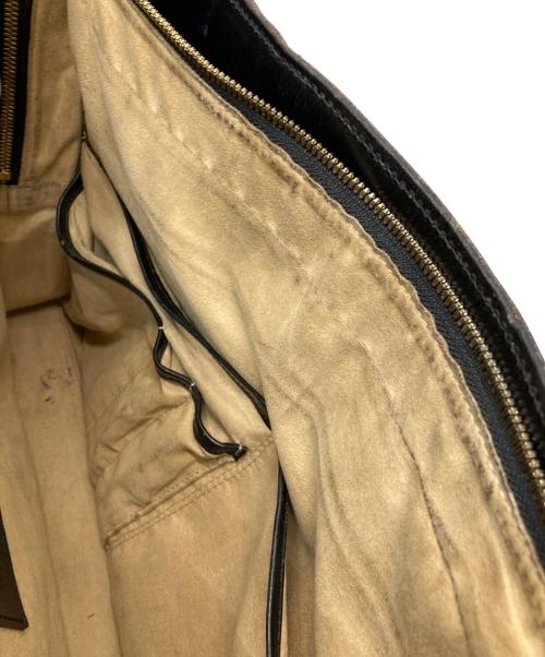 GANZO（ガンゾ）GANZO (ガンゾ) レザーブリーフケース ブラックの古着・服飾アイテム