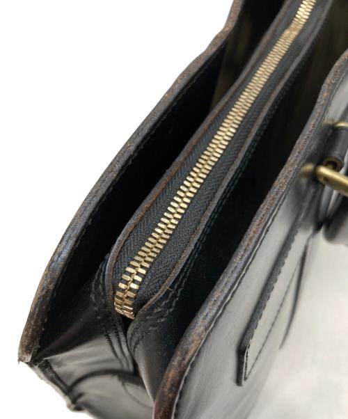 GANZO（ガンゾ）GANZO (ガンゾ) レザーブリーフケース ブラックの古着・服飾アイテム