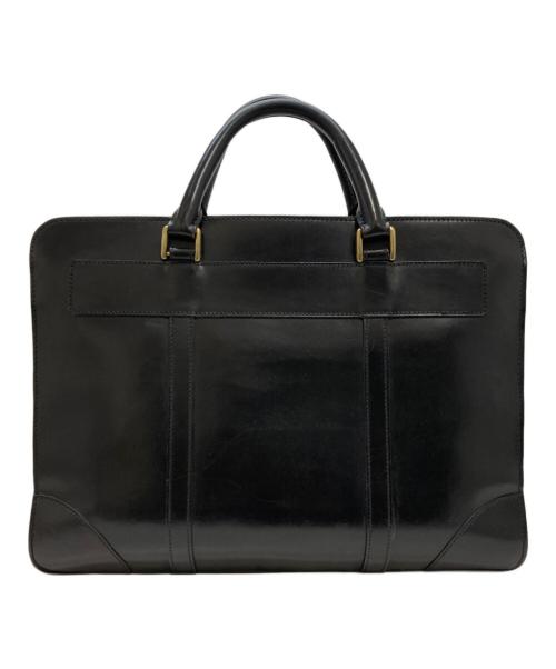 GANZO（ガンゾ）GANZO (ガンゾ) レザーブリーフケース ブラックの古着・服飾アイテム