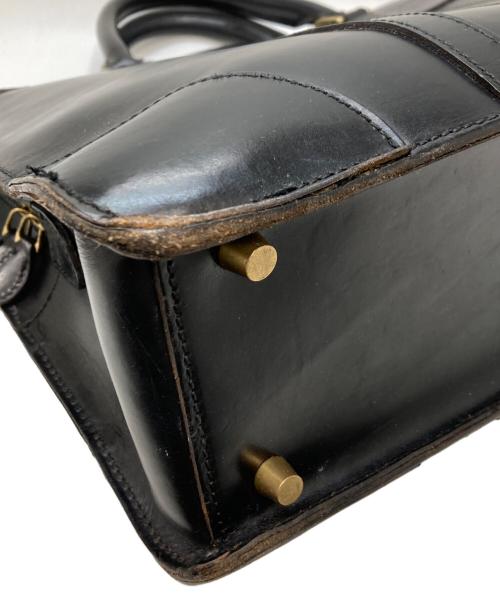 GANZO（ガンゾ）GANZO (ガンゾ) レザーブリーフケース ブラックの古着・服飾アイテム