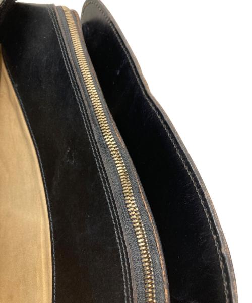 GANZO（ガンゾ）GANZO (ガンゾ) レザーブリーフケース ブラックの古着・服飾アイテム