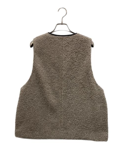 FRAMeWORK（フレームワーク）FRAMeWORK (フレームワーク) パイピングボアベスト ベージュ サイズ:表記なし(実寸参照)の古着・服飾アイテム