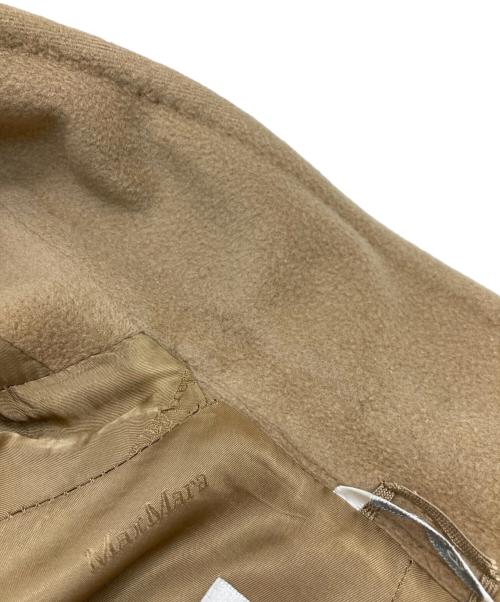 MaxMara（マックスマーラ）MaxMara (マックスマーラ) ウールカシミヤダブルコート ベージュ サイズ:46の古着・服飾アイテム