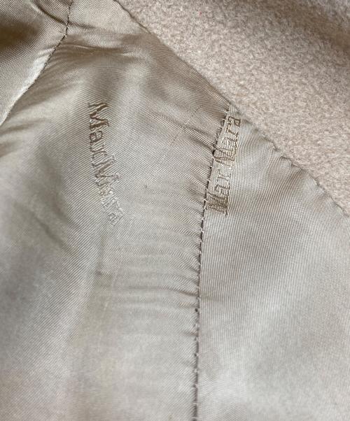 MaxMara（マックスマーラ）MaxMara (マックスマーラ) ウールカシミヤダブルコート ベージュ サイズ:46の古着・服飾アイテム