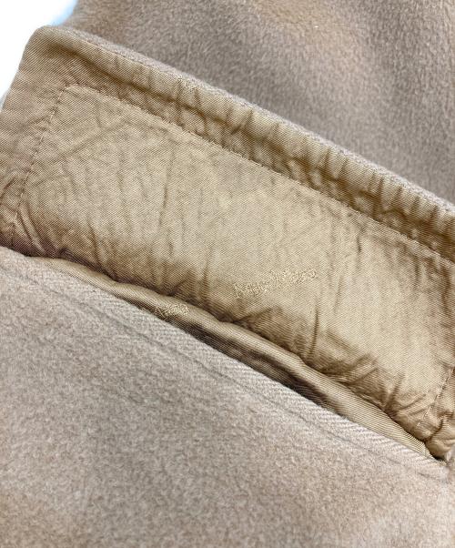 MaxMara（マックスマーラ）MaxMara (マックスマーラ) ウールカシミヤダブルコート ベージュ サイズ:46の古着・服飾アイテム