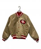 Chalk Lineチョークライン）の古着「スタジャン」｜ゴールド