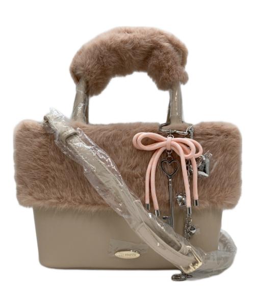 Lily Brown（リリーブラウン）Lily Brown (リリーブラウン) ファーコンビ２WAYトート ピンク 未使用品の古着・服飾アイテム