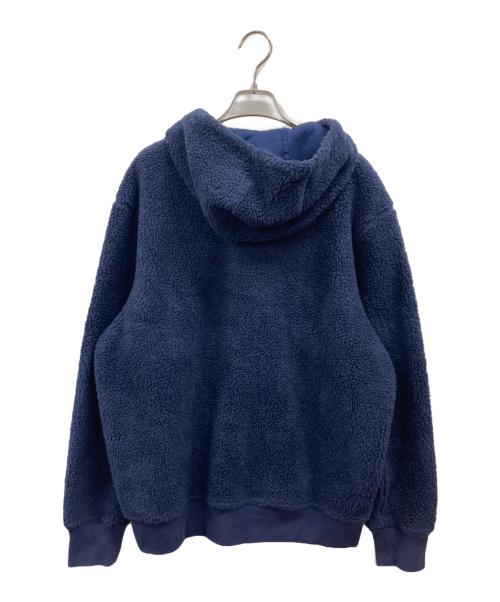 POLO RALPH LAUREN（ポロ・ラルフローレン）POLO RALPH LAUREN (ポロ・ラルフローレン) ボアジップフーディ― ネイビー サイズ:Lの古着・服飾アイテム