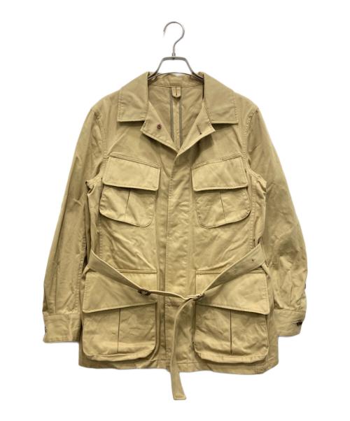 SOUND MAN（サウンドマン）SOUND MAN (サウンドマン) サファリジャケット ベージュ サイズ:36の古着・服飾アイテム