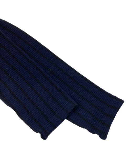 MM6 Maison Margiela（エムエムシックスメゾンマルジェラ）MM6 Maison Margiela (エムエムシックスメゾンマルジェラ) Stripes Wool Long Sleeves Medium Dresses ネイビー サイズ:Mの古着・服飾アイテム