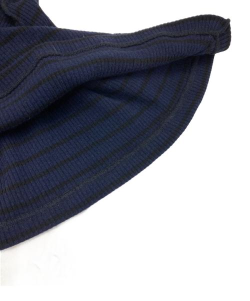 MM6 Maison Margiela（エムエムシックスメゾンマルジェラ）MM6 Maison Margiela (エムエムシックスメゾンマルジェラ) Stripes Wool Long Sleeves Medium Dresses ネイビー サイズ:Mの古着・服飾アイテム