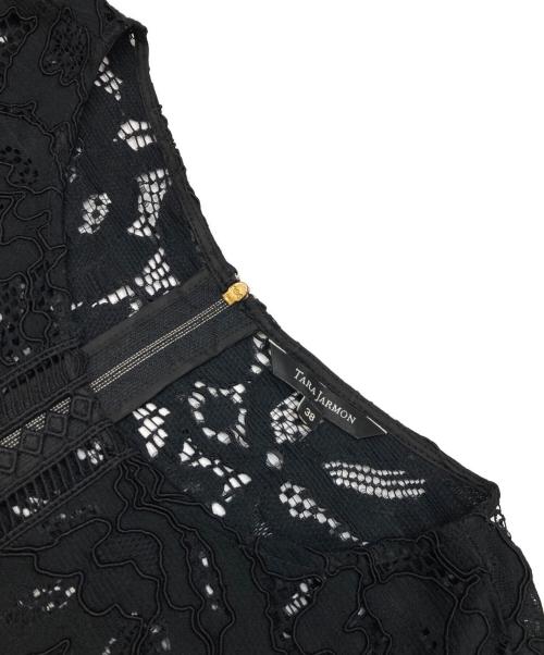 TARA JARMON（タラジャーモン）TARA JARMON (タラジャーモン) カットワークワンピース ブラック サイズ:38の古着・服飾アイテム