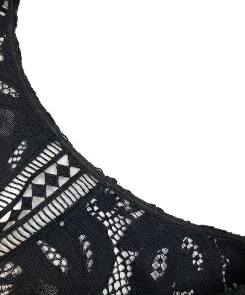 TARA JARMON（タラジャーモン）TARA JARMON (タラジャーモン) カットワークワンピース ブラック サイズ:38の古着・服飾アイテム