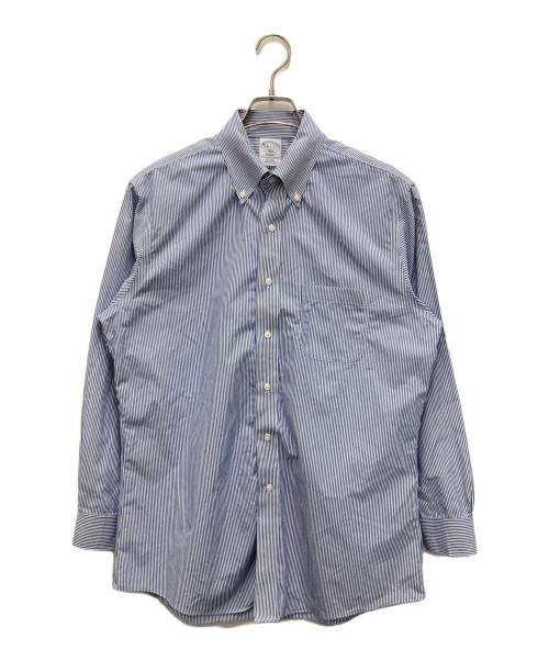 BROOKS BROTHERS（ブルックスブラザーズ）BROOKS BROTHERS (ブルックスブラザーズ) BDストライプシャツ ブルー サイズ:16の古着・服飾アイテム