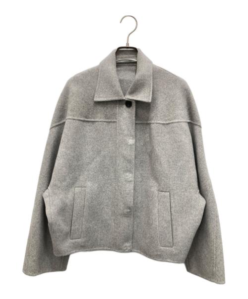 theory luxe（セオリーリュクス）theory luxe (セオリーリュクス) ウールコート ダブルフェイスコート カシミヤ混 グレー サイズ:38の古着・服飾アイテム