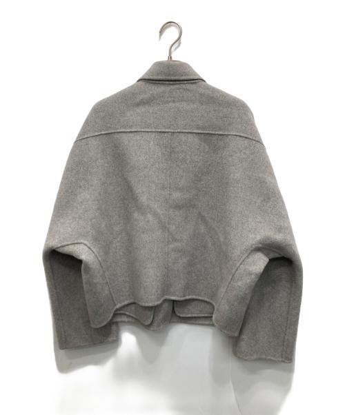 theory luxe（セオリーリュクス）theory luxe (セオリーリュクス) ウールコート ダブルフェイスコート カシミヤ混 グレー サイズ:38の古着・服飾アイテム