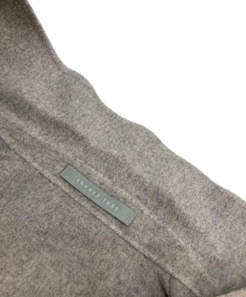 theory luxe（セオリーリュクス）theory luxe (セオリーリュクス) ウールコート ダブルフェイスコート カシミヤ混 グレー サイズ:38の古着・服飾アイテム