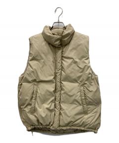 中古・古着通販】machatt (マチャット) ダウンベスト ホワイト サイズ